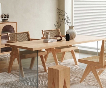 Modern Dining Table And Chairs-ID:359654905