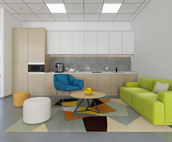 Modern Office Tea Room-ID:640484098