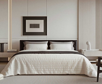 Modern Double Bed-ID:629163984