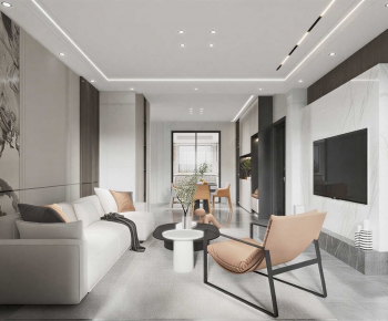 Modern A Living Room-ID:693094973