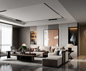 Modern A Living Room-ID:423841956