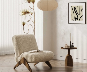 Wabi-sabi Style Lounge Chair-ID:689515111