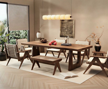Modern Dining Table And Chairs-ID:113446006
