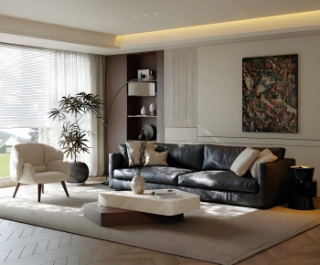 Modern A Living Room-ID:100837951