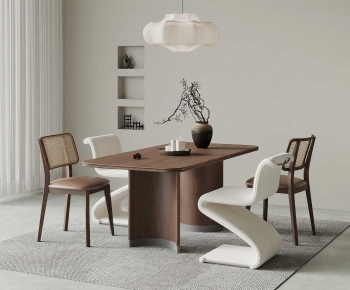 Modern Dining Table And Chairs-ID:195976027