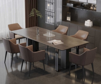 Modern Dining Table And Chairs-ID:509500591