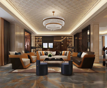 Modern A Living Room-ID:751931915