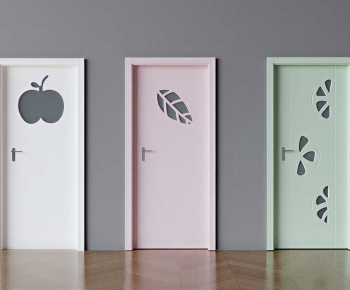 Modern Single Door-ID:128707893