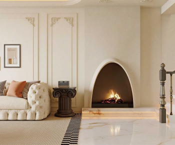 French Style A Living Room-ID:835946086