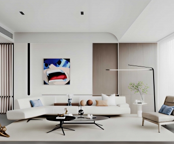 Modern A Living Room-ID:457436089