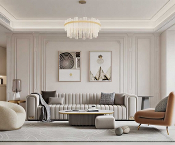 Modern A Living Room-ID:366081005