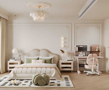 French Style Girl's Room Daughter's Room-ID:431924109