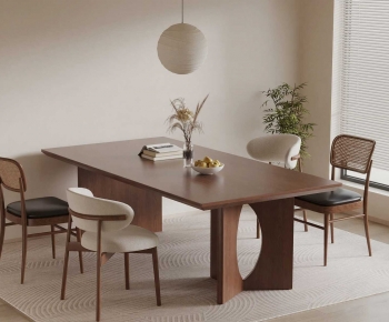 Modern Dining Table And Chairs-ID:118557938