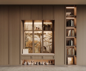 Modern Shoe Cabinet-ID:524091969