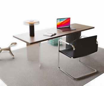 Modern Computer Desk And Chair-ID:213350062