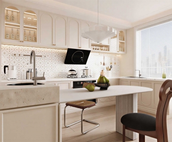 French Style Open Kitchen-ID:495989366