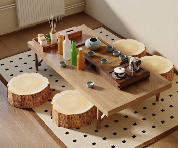 Modern Tea Tables And Chairs-ID:157792091