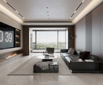 Modern A Living Room-ID:454926017