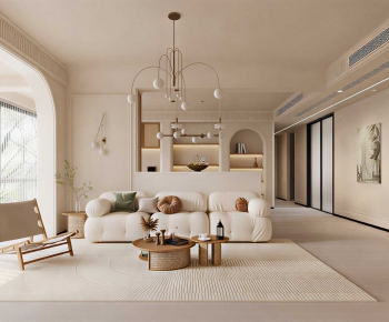 Wabi-sabi Style A Living Room-ID:418153059