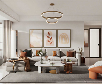 Modern A Living Room-ID:707142116