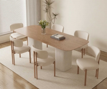 Modern Dining Table And Chairs-ID:640557057