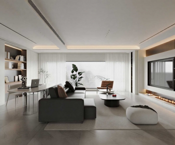 Modern A Living Room-ID:615086083