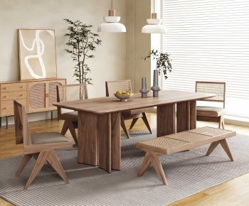 Modern Dining Table And Chairs-ID:871164084
