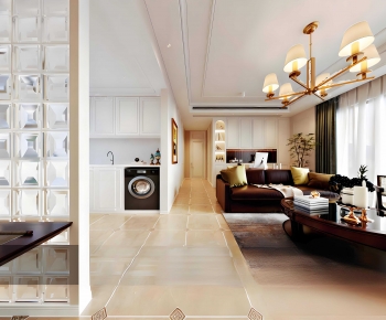 American Style A Living Room-ID:751177076