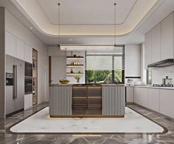 Modern Open Kitchen-ID:292861947