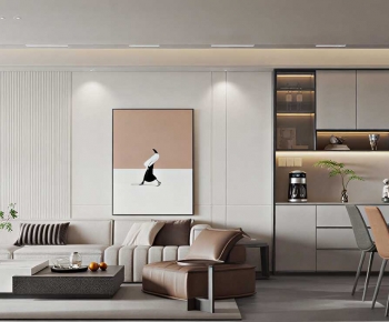 Modern A Living Room-ID:166258874