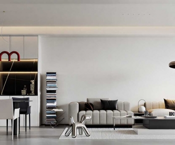 Modern A Living Room-ID:429042103