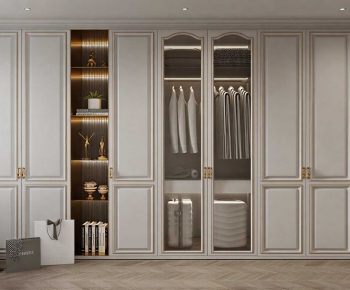 American Style Clothes Storage Area-ID:571876052