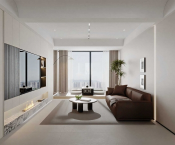 Modern A Living Room-ID:302236086