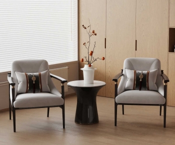 New Chinese Style Lounge Chair-ID:702975999