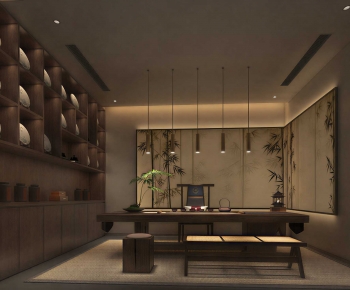 New Chinese Style Tea House-ID:880984072