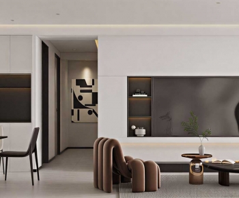 Modern A Living Room-ID:863846068