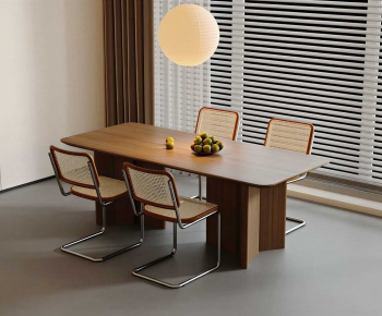 Modern Dining Table And Chairs-ID:417678122