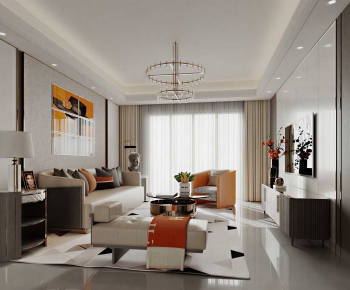 Modern A Living Room-ID:560493958