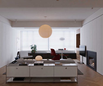 Modern A Living Room-ID:614217041