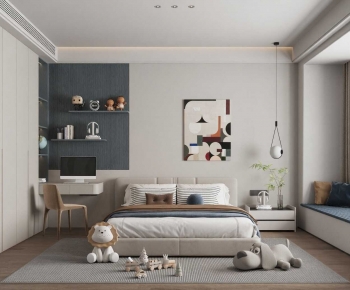 Modern Boy's Room And Son's Room-ID:653211128