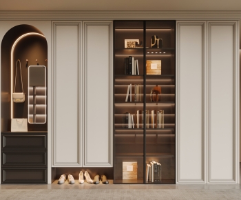 French Style Shoe Cabinet-ID:741883993