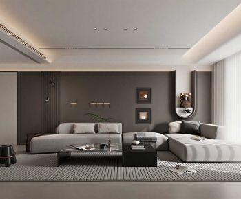 Modern A Living Room-ID:857898955