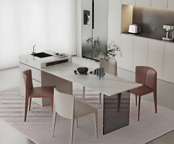 Modern Dining Table And Chairs-ID:965363987