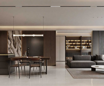 Modern A Living Room-ID:672035935