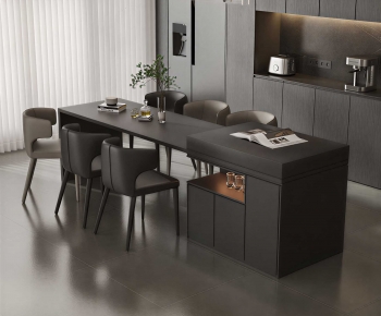 Modern Dining Table And Chairs-ID:731760038