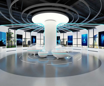 Modern Office Reception Desk-ID:256122115