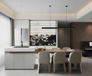 Modern Dining Room-ID:462310081