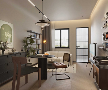 Modern A Living Room-ID:975305088