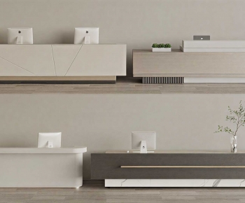 Modern Reception Desk-ID:372706898