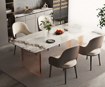 Modern Dining Table And Chairs-ID:771416902
